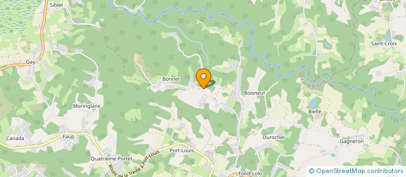 localisation de l'entreprise LM PJL SCI à GRAND-BOURG