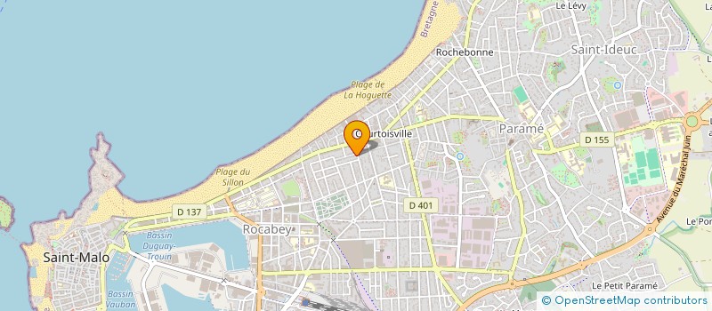 localisation de l'entreprise LM PLUS à SAINT-MALO
