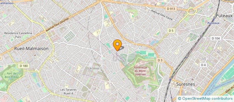 localisation de l'entreprise LM PRESTIGE  NANTERRE