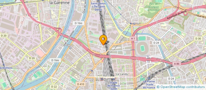 localisation de l'entreprise LM PRESTIGE  SAINT-DENIS