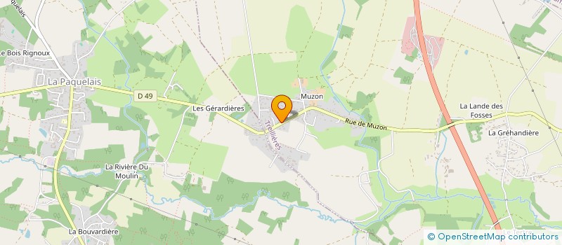 localisation de l'entreprise LM PRO DISTRIBUTION  TREILLIERES