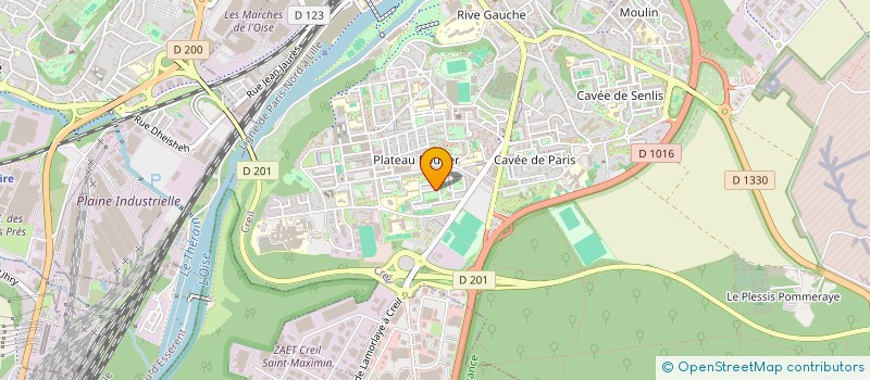 localisation de l'entreprise LM PRODUCTIONS  CREIL