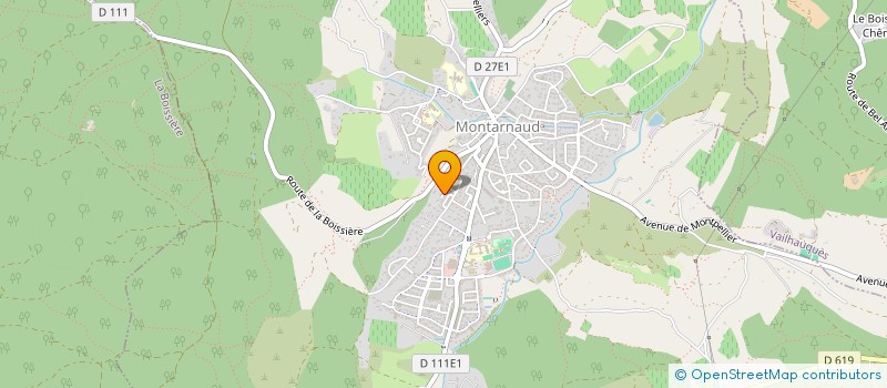 localisation de l'entreprise LM PROJECT  MONTARNAUD