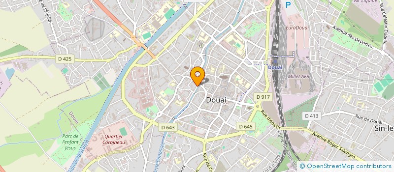 localisation de l'entreprise LM PROMOTIONS à DOUAI