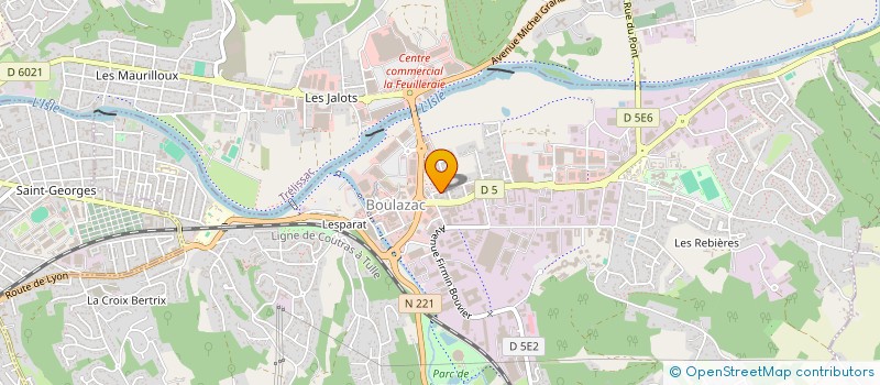 localisation de l'entreprise LM RACING  BOULAZAC ISLE MANOIRE