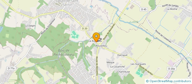 localisation de l'entreprise LM REALISATION  PECHBONNIEU