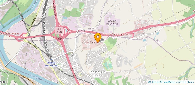 localisation de l'entreprise LM REALISATIONS à CHASSE-SUR-RHONE