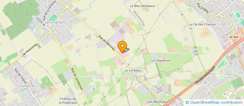 localisation de l'entreprise LM RENO  VERLINGHEM