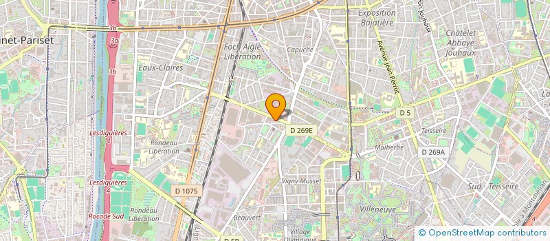 localisation de l'entreprise LM RENOV à GRENOBLE
