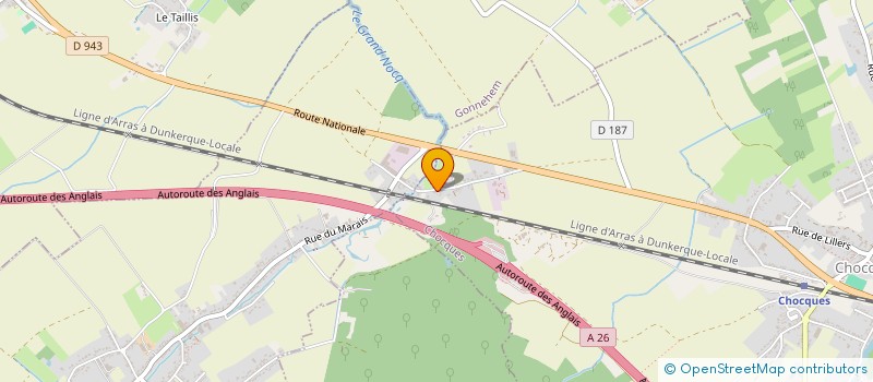 localisation de l'entreprise LM RENOVATION CONSTRUCTION  CHOCQUES