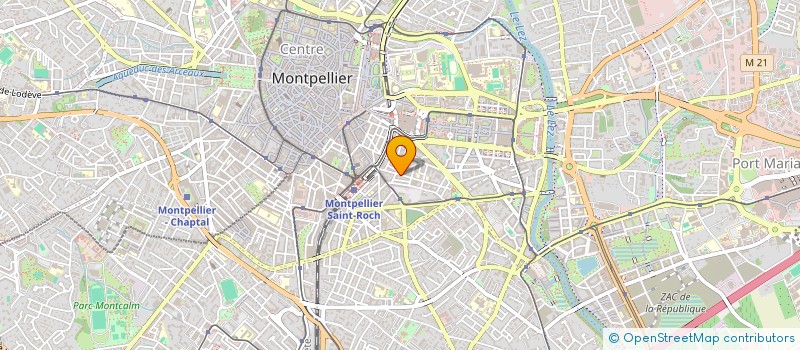 localisation de l'entreprise LM RESTAURATION à MONTPELLIER