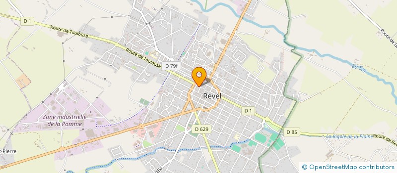 localisation de l'entreprise LM RESTAURATION SARL  REVEL