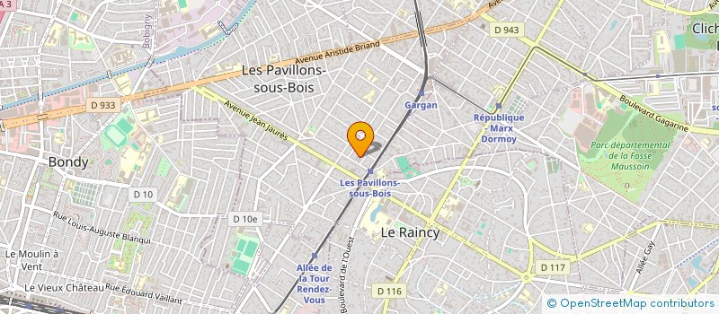 localisation de l'entreprise LM SELFWISE-ENERGY  LES PAVILLONS-SOUS-BOIS