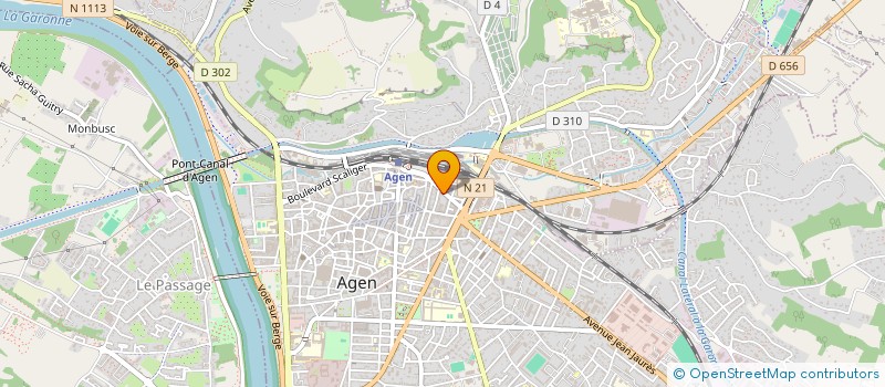 localisation de l'entreprise LM SERVICES à AGEN