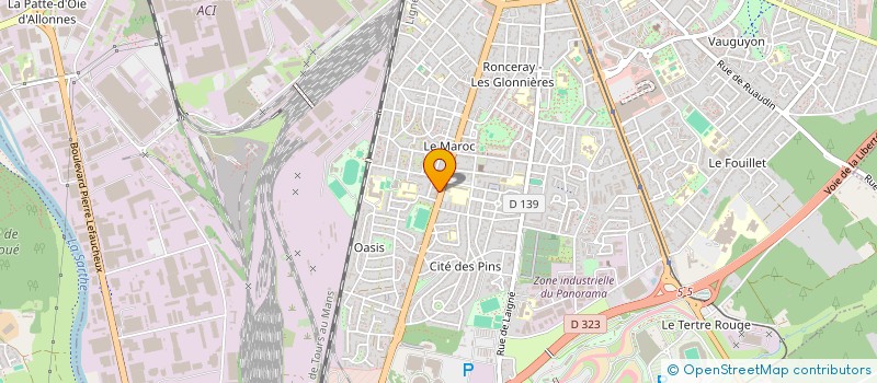 localisation de l'entreprise LM'SERVICES A DOM à LE MANS