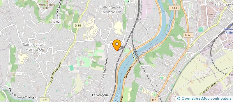 localisation de l'entreprise LM SERVICES & CO  COLLONGES-AU-MONT-D'OR