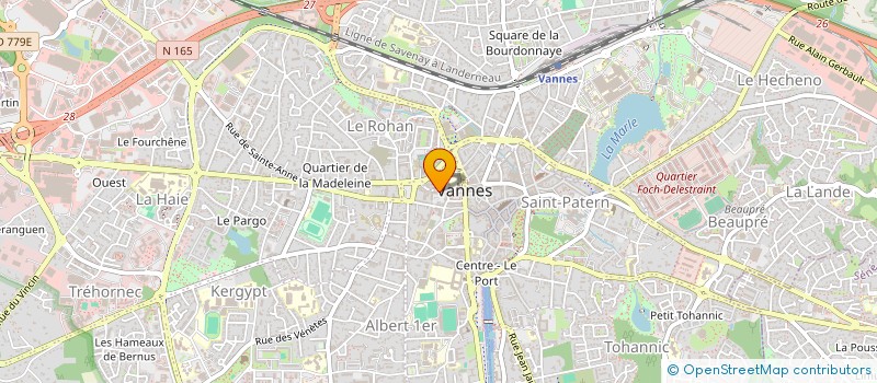 localisation de l'entreprise LM SHOP à VANNES