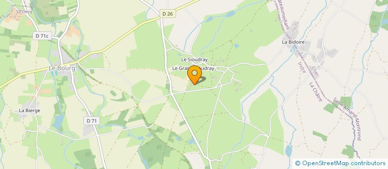 localisation de l'entreprise LM SOLEIL à URCIERS