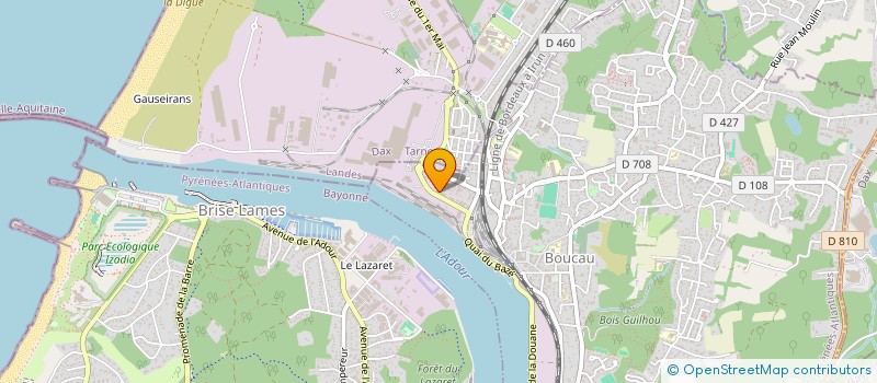 localisation de l'entreprise LM SOLUTIONS à BOUCAU