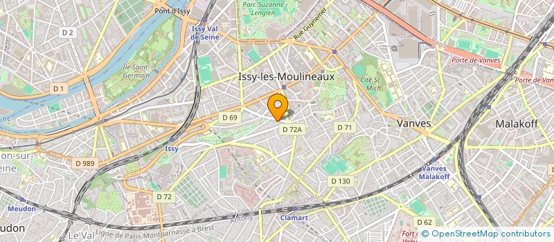 localisation de l'entreprise LM STORY à ISSY-LES-MOULINEAUX