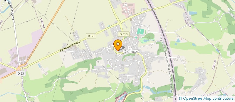 localisation de l'entreprise LM STUDIO  DIEMOZ