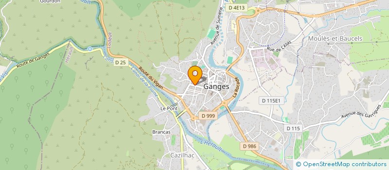 localisation de l'entreprise LM STYL  GANGES