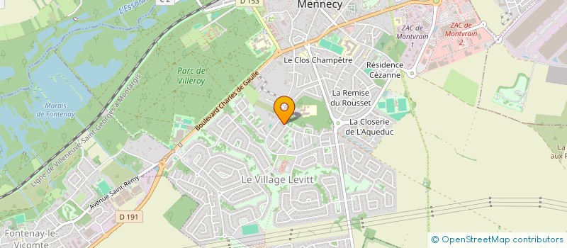 localisation de l'entreprise LM'STYLE 91 à MENNECY