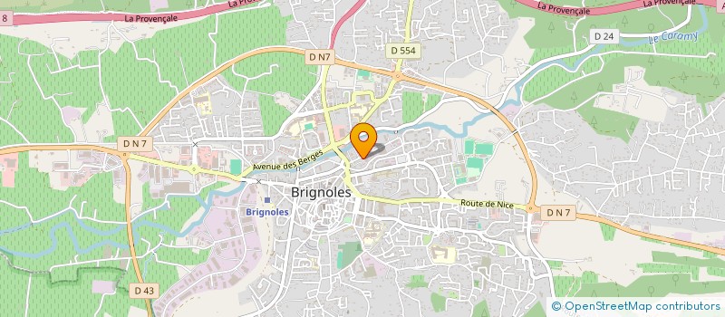 localisation de l'entreprise LM SUN  BRIGNOLES