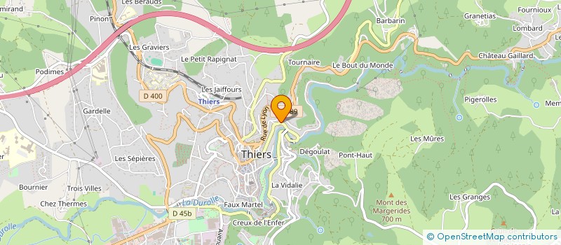 localisation de l'entreprise LM SURFACES à PESCHADOIRES