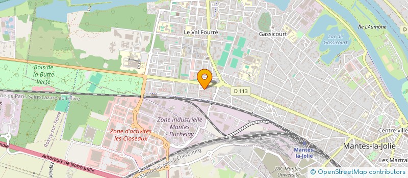 localisation de l'entreprise LM TELECOM  MANTES-LA-JOLIE