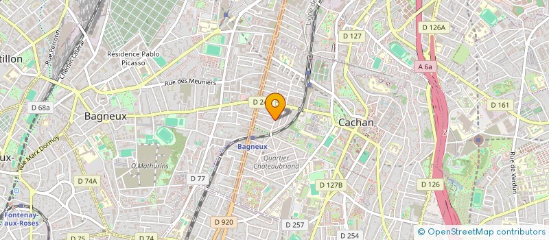 localisation de l'entreprise LM THIAIS  CACHAN