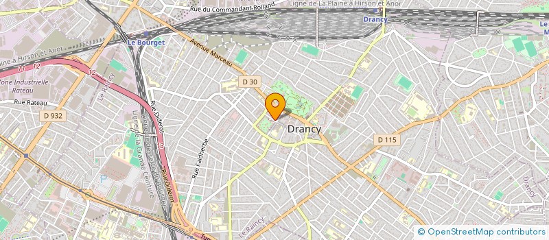 localisation de l'entreprise LM TRANSPORT à DRANCY