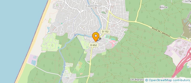 localisation de l'entreprise LM TRAVAUX  CAPBRETON