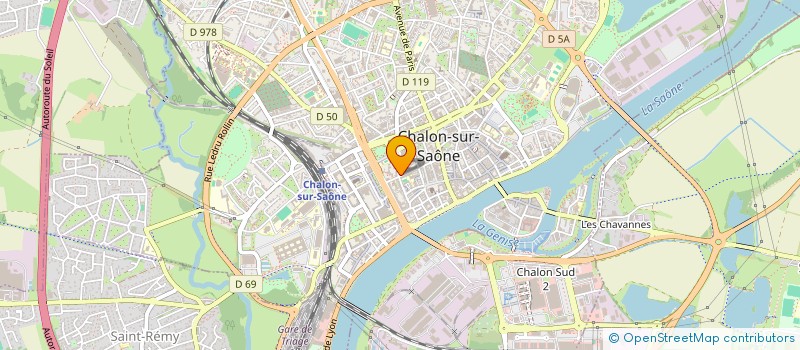 localisation de l'entreprise LM UNION à CHALON-SUR-SAONE