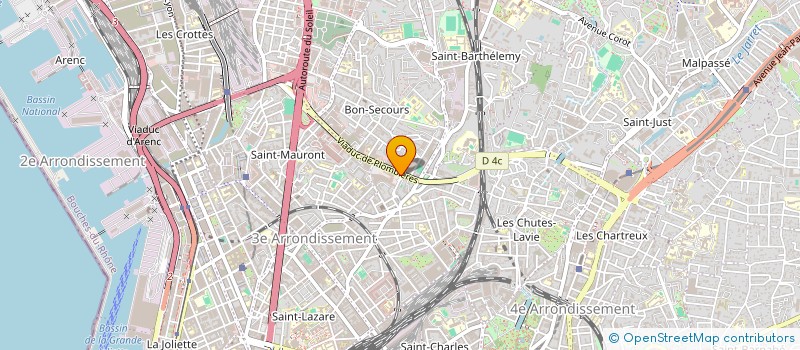 localisation de l'entreprise LM VIANDES à MARSEILLE