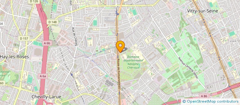 localisation de l'entreprise LM VICTOIRES à VILLEJUIF