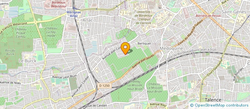 localisation de l'entreprise LM VINS  PESSAC