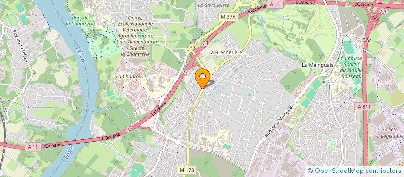 localisation de l'entreprise LM VTC  CARQUEFOU