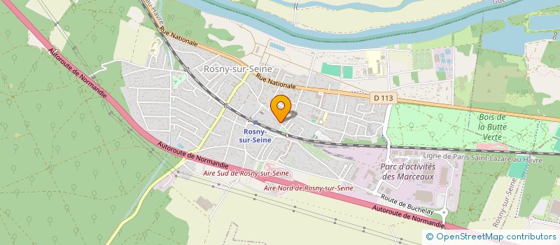 localisation de l'entreprise LM WLV à ROSNY-SUR-SEINE