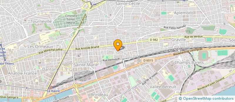 localisation de l'entreprise LM WOMEN S CLUB  LE HAVRE