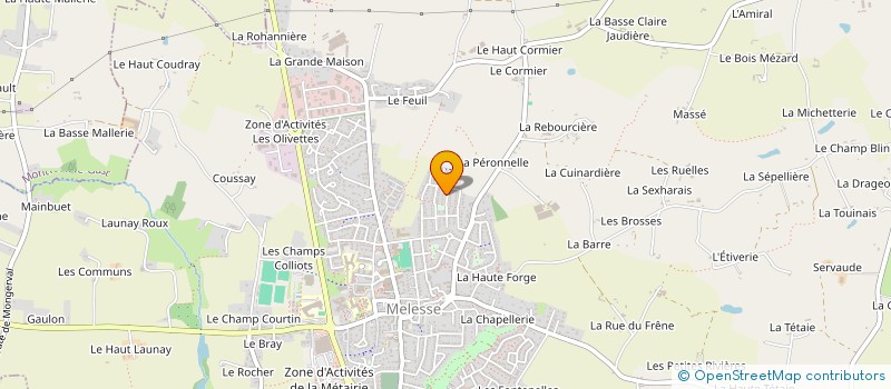 localisation de l'entreprise LM2  MELESSE