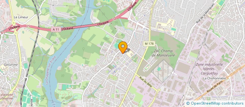 localisation de l'entreprise LM2 à NANTES