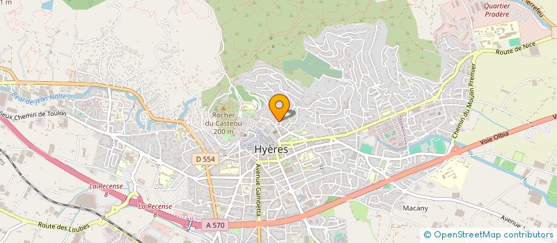 localisation de l'entreprise LM2A CONSULTING à HYERES