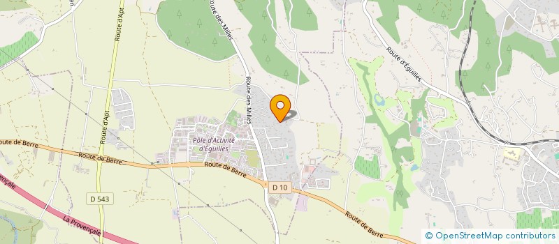 localisation de l'entreprise LM2B  EGUILLES