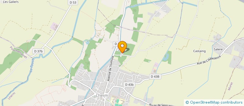 localisation de l'entreprise LM2C à LHERM