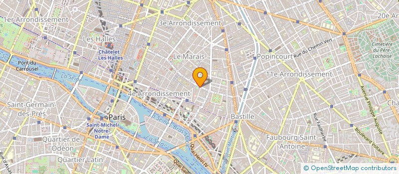 localisation de l'entreprise LM2J à PARIS