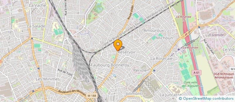 localisation de l'entreprise LM2J à TOULOUSE