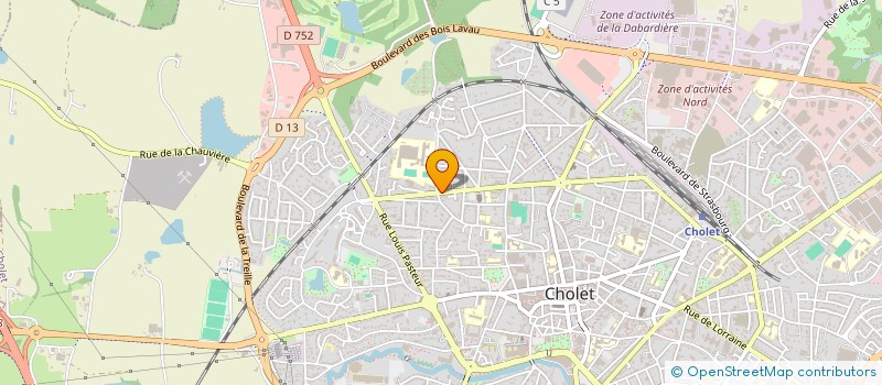 localisation de l'entreprise LM2L à CHOLET
