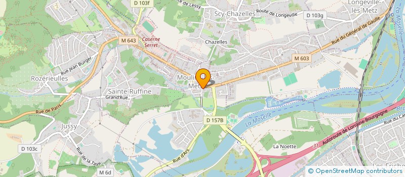 localisation de l'entreprise LM2P  MOULINS-LES-METZ