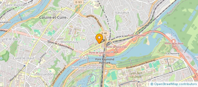 localisation de l'entreprise LM2S  CALUIRE-ET-CUIRE